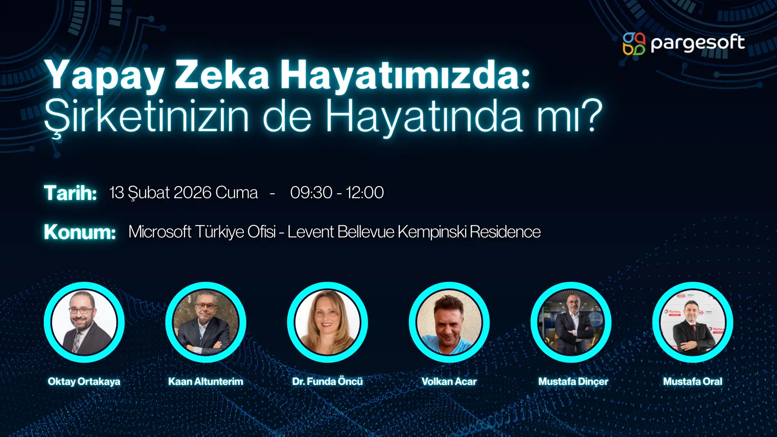 Pargesoft AI Day: February 13 @ Microsoft Turkey Office