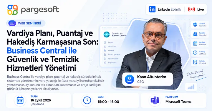 Business Central ile Güvenlik ve Temizlik Yönetimi