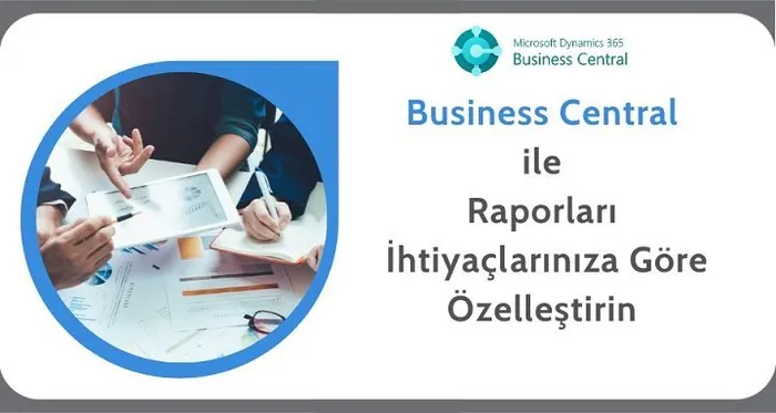 İki kişi elindeki tablet ve masadaki basılı grafikler üzerinde rapor verilerini inceliyor.