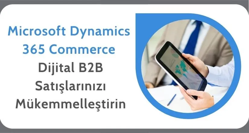 Takım elbiseli bir kişi, dünya haritalı satış verilerini gösteren tableti elinde tutuyor