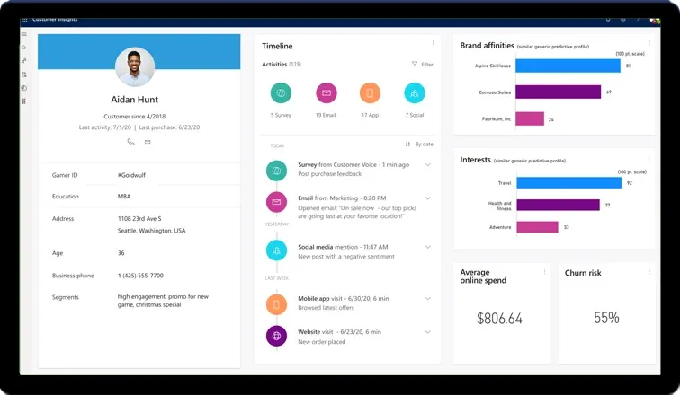 Dynamics 365 Customer Voice anket tasarımı ekran görüntüsü