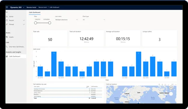 Dynamics 365 Remote Assist belge görüntüleme ekran görüntüsü