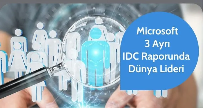 Microsoft, Üç IDC MarketScape Raporunda Dünya Lideri