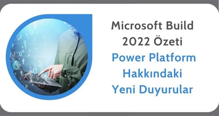Koyu renk ceketli bir kişi, ikili kod desenli mavi arka plan önünde dizüstü bilgisayarda yazıyor
