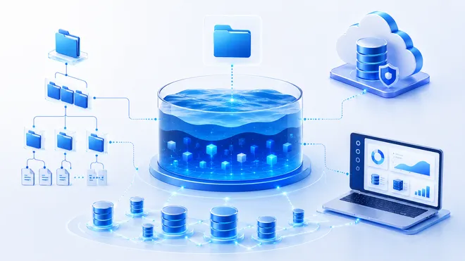 Azure Data Lake hierarchical namespace turning Blob Storage into a real file system with directories and POSIX ACLs