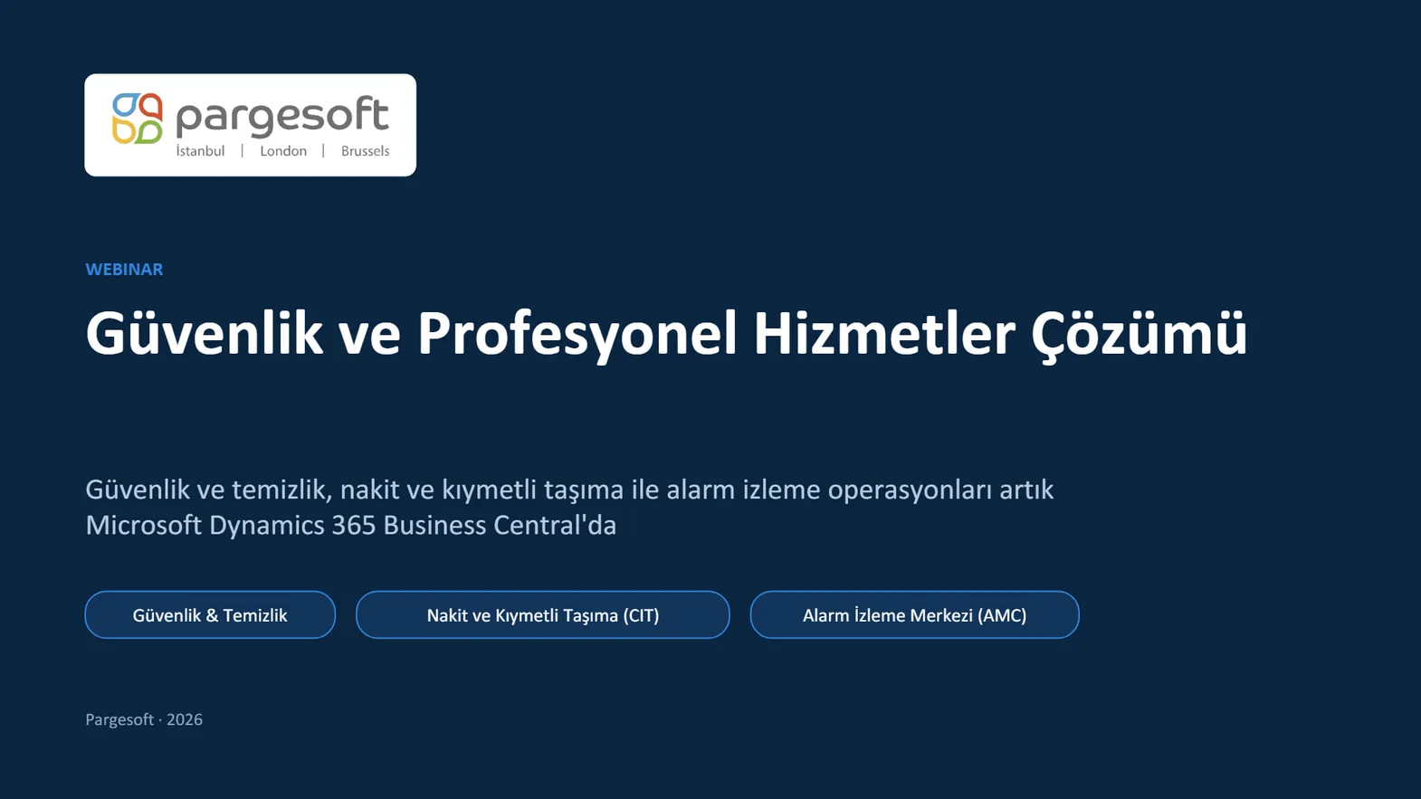 Saha Operasyon Yönetimi Sunumu Slayt 1