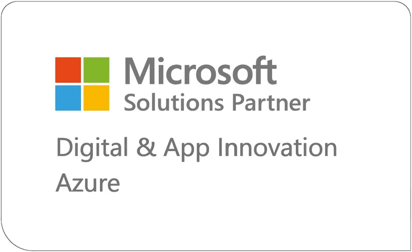 Microsoft Solutions Partner – Digital & App Innovation (Azure) badge