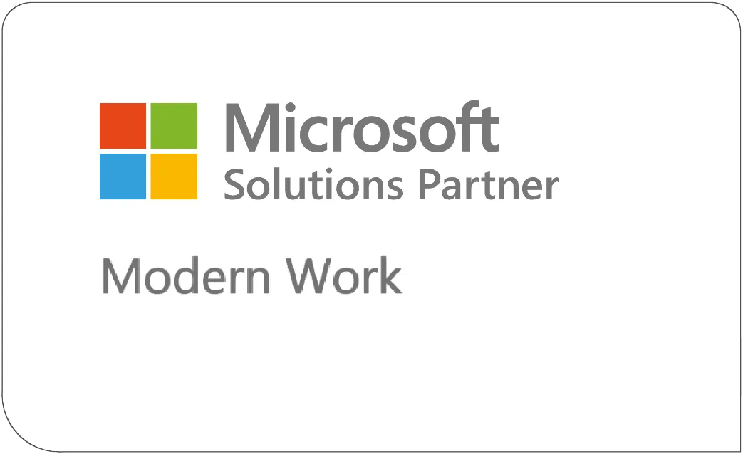 Microsoft Solutions Partner – Modern Work badge