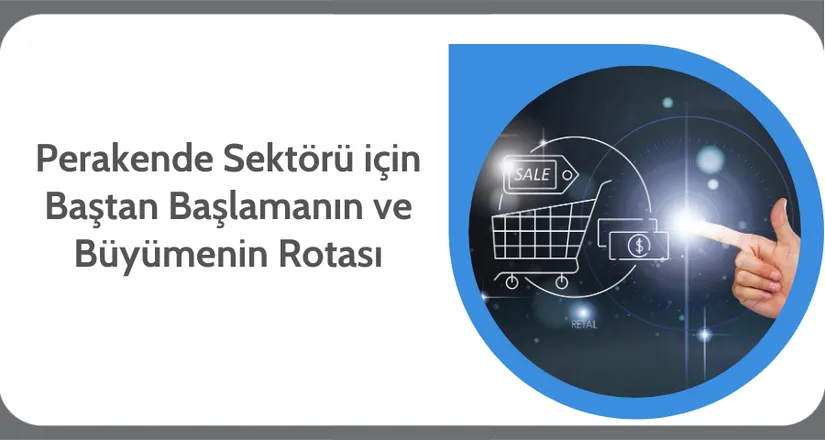 Microsoft Dynamics 365 Business Central logosu; sağda fabrika, drone ve wifi ikonlu yapay zeka simgesi