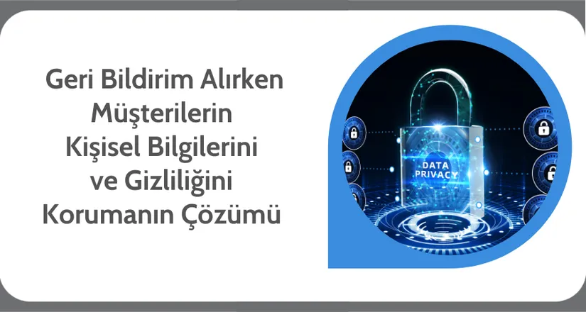 Ortasında “Data Privacy” yazılı ışıklı dijital kilit ve çevresinde küçük kilit simgeleri