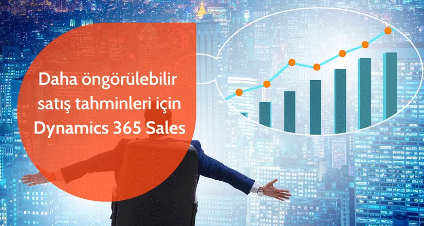 Gece şehir manzarasına bakan bir iş insanı ve düşünce balonunda yükselen bir çubuk grafik