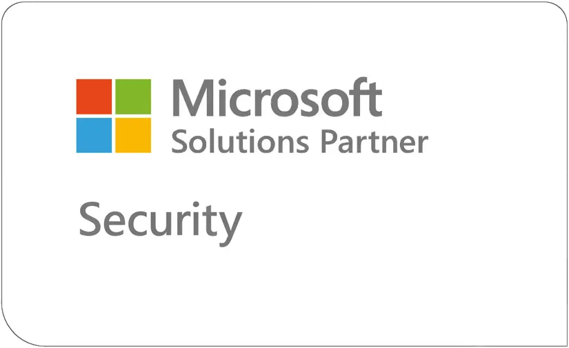 Microsoft Solutions Partner badge for the Security designation