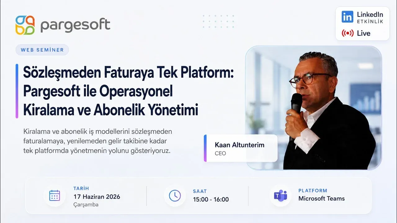 Sözleşmeden Faturaya Tek Platform: Operasyonel Kiralama ve Abonelik Yönetimi