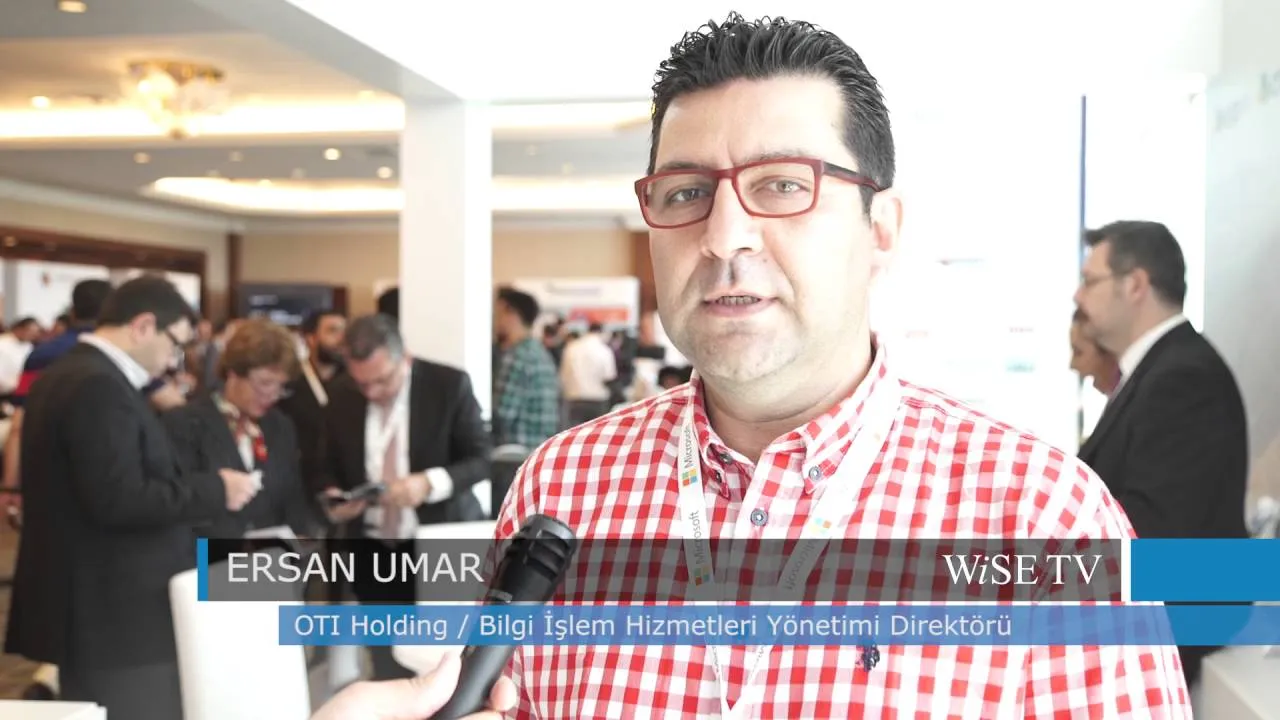 OTI Holding Bilgi İşlem Hizmetleri Yönetimi Direktörü Ersan Umar, WiSE TV röportajında