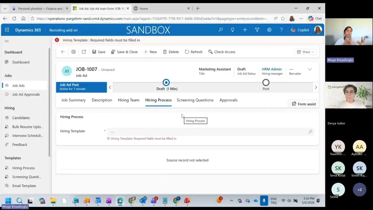 Microsoft HRM ile Daha Hızlı ve Verimli İşe Alım: Tüm Süreçler Tek Platformda