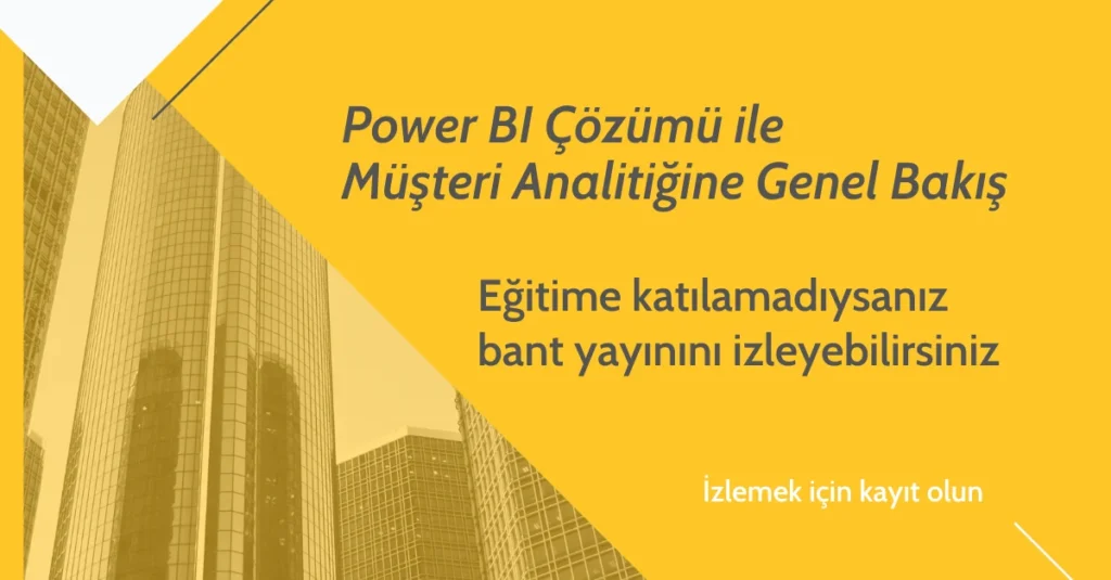 Power BI ile Müşteri Analitiği Örneği